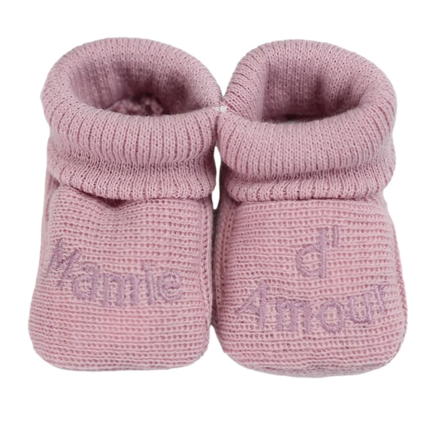 Trois Kilos Sept Chaussons Mamie d'amour Multicolore Naissance