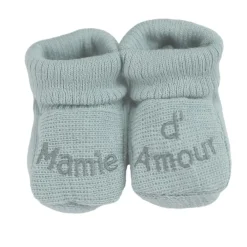 Trois Kilos Sept Chaussons Mamie d'amour Multicolore Naissance