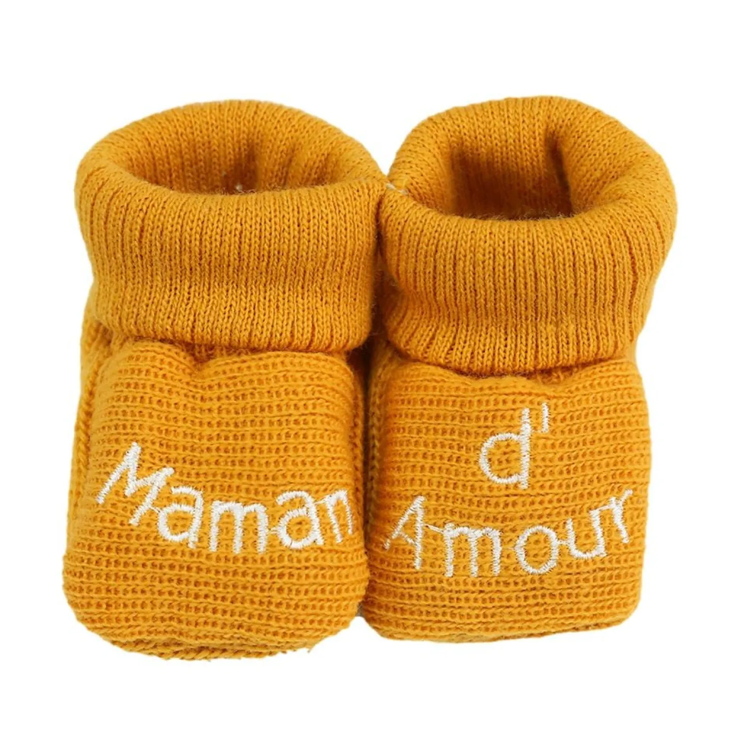 Trois Kilos Sept Chaussons papa et maman d'amour Multicolore