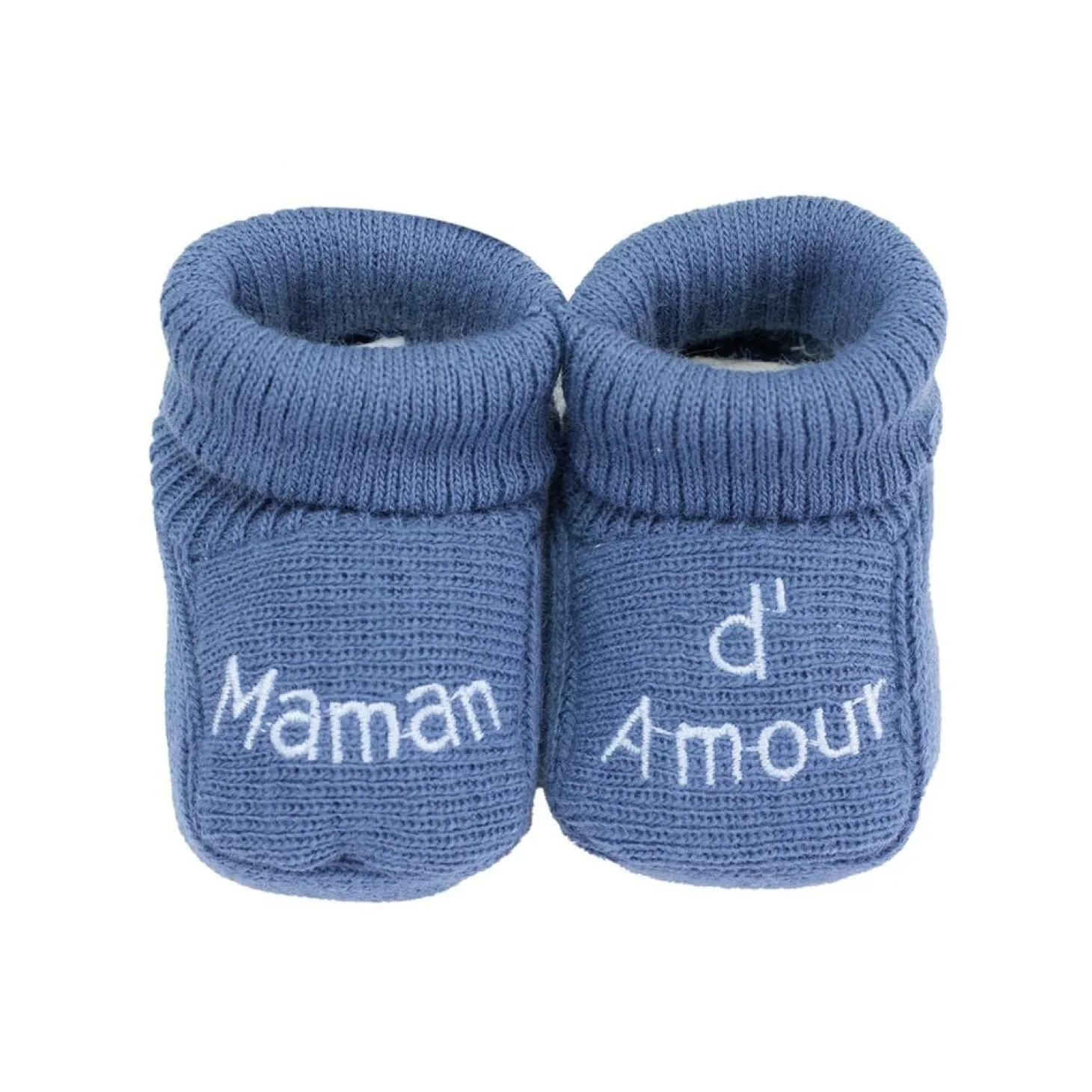 Trois Kilos Sept Chaussons papa et maman d'amour Multicolore