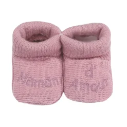 Trois Kilos Sept Chaussons papa et maman d'amour Multicolore