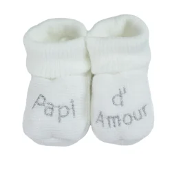 Trois Kilos Sept                    Chaussons Papi d'amour    Multicolore            Naissance