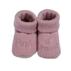 Trois Kilos Sept                    Chaussons Papi d'amour    Multicolore            Naissance