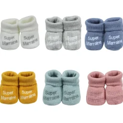 Trois Kilos Sept                    Chaussons super parrain marraine    Naissance
