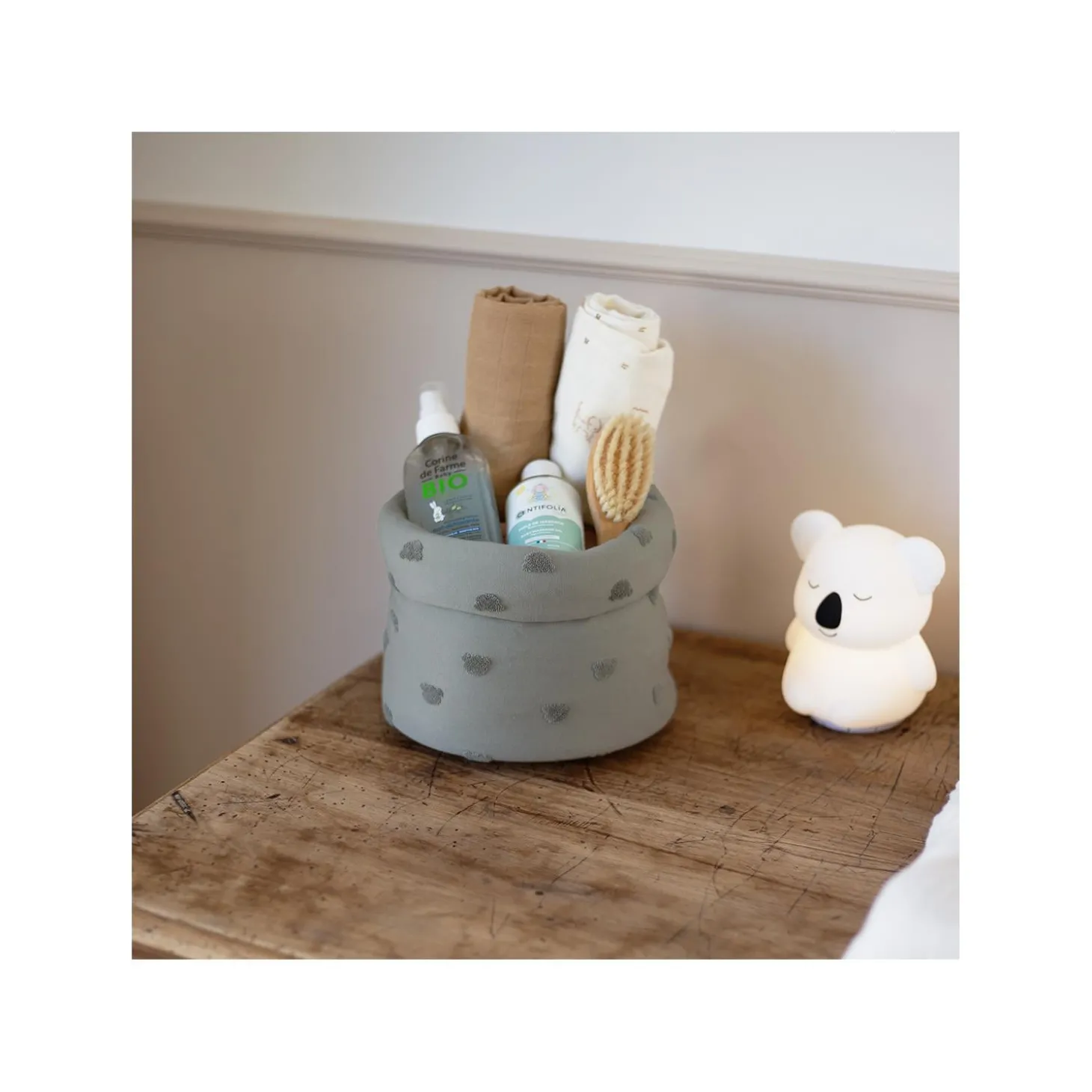 Trois Kilos Sept Corbeille Beauty Case Honey Argile