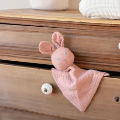 Trois Kilos Sept Doudou Lapin Lange Terre De Sienne