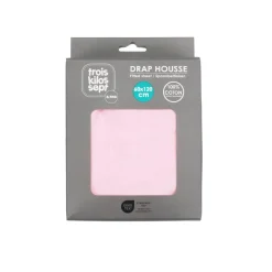 Trois Kilos Sept                    Drap Housse    Rose