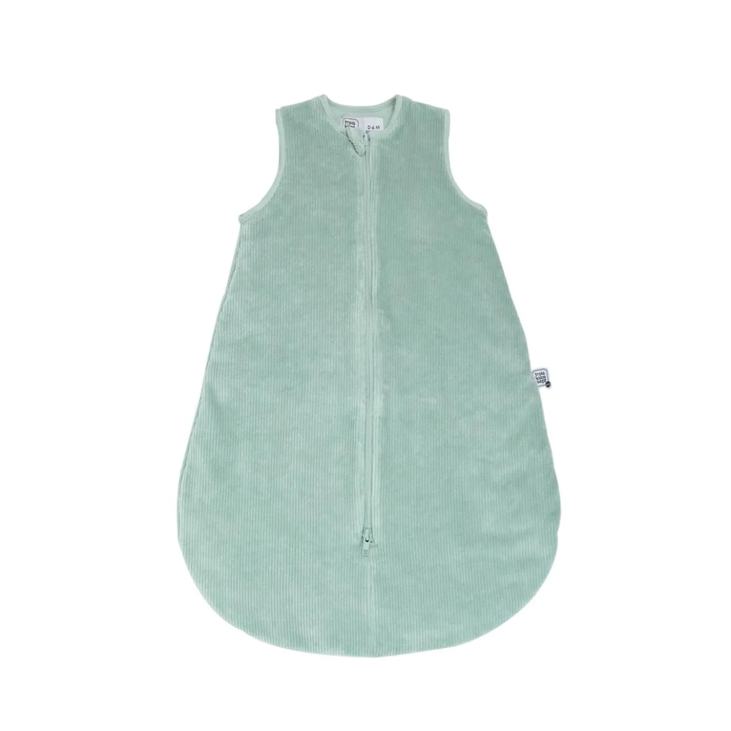 Trois Kilos Sept Gigoteuse Wooly Vert Sauge 0-6 mois