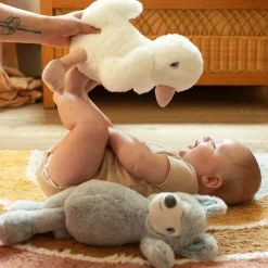 Trois Kilos Sept                    Grande peluche    Oie Ecru / Vieux Rose