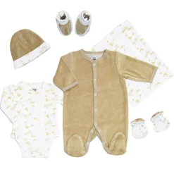 Trois Kilos Sept                    Kit Naissance 6 Pcs    Caramel