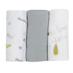 Trois Kilos Sept                    3LANGES  - I LOVE YOU    Multicolore            70x70 cm