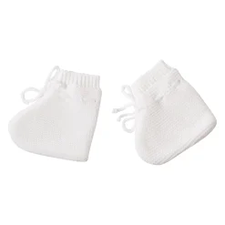 Trois Kilos Sept                    Lot Brassière + Bonnet + Chaussons    Blanc