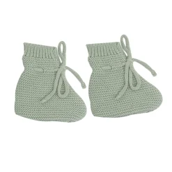 Trois Kilos Sept Lot brassière, chaussons et bonnet Vieux rose 0 - 1 mois