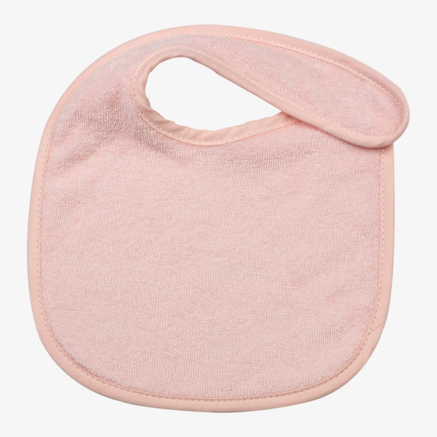 Trois Kilos Sept Lot de 7 bavoirs naissance Rose 18x21 cm