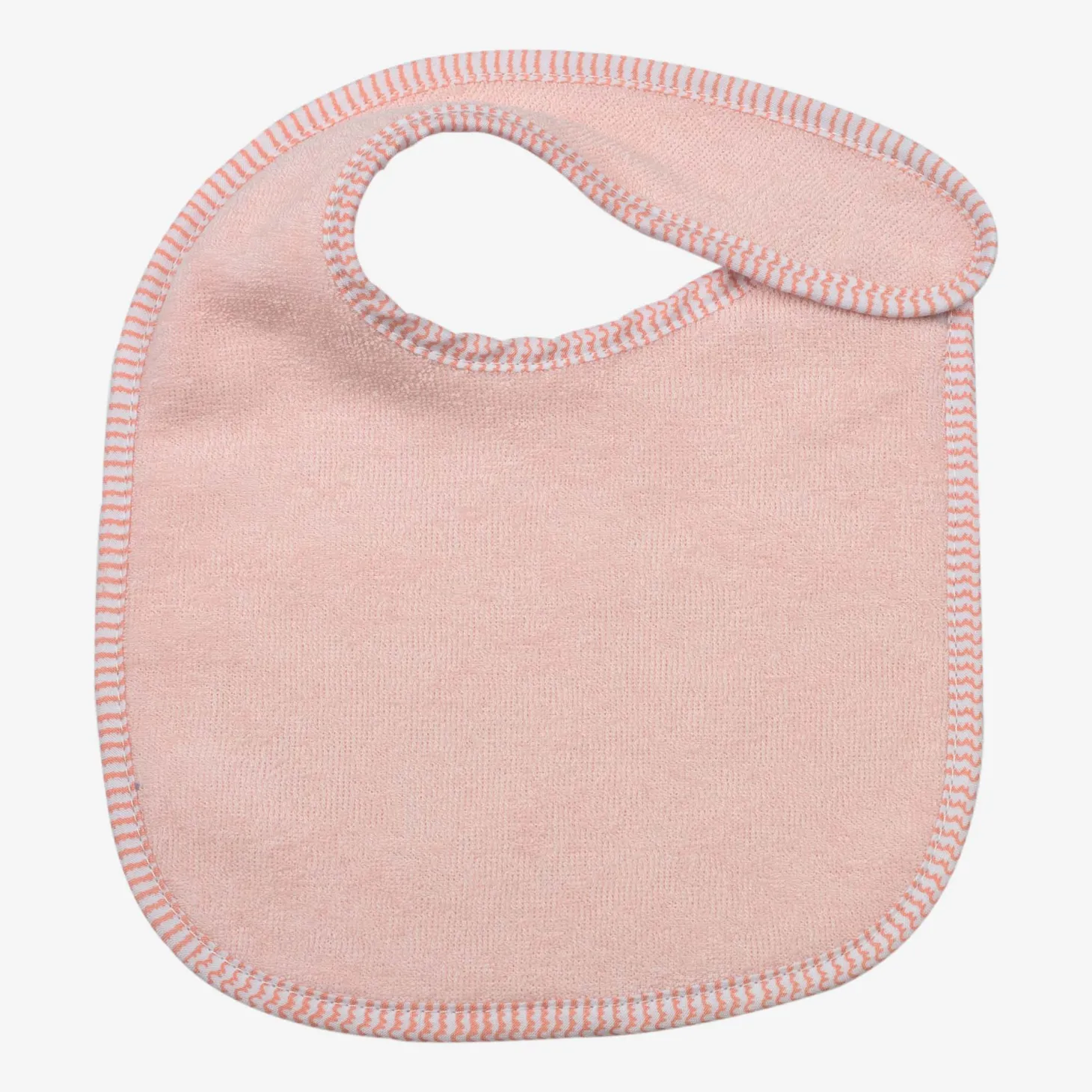 Trois Kilos Sept Lot de 7 bavoirs naissance Rose 18x21 cm