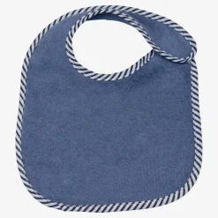 Trois Kilos Sept Lot de 7 bavoirs naissance Bleu 18x21 cm