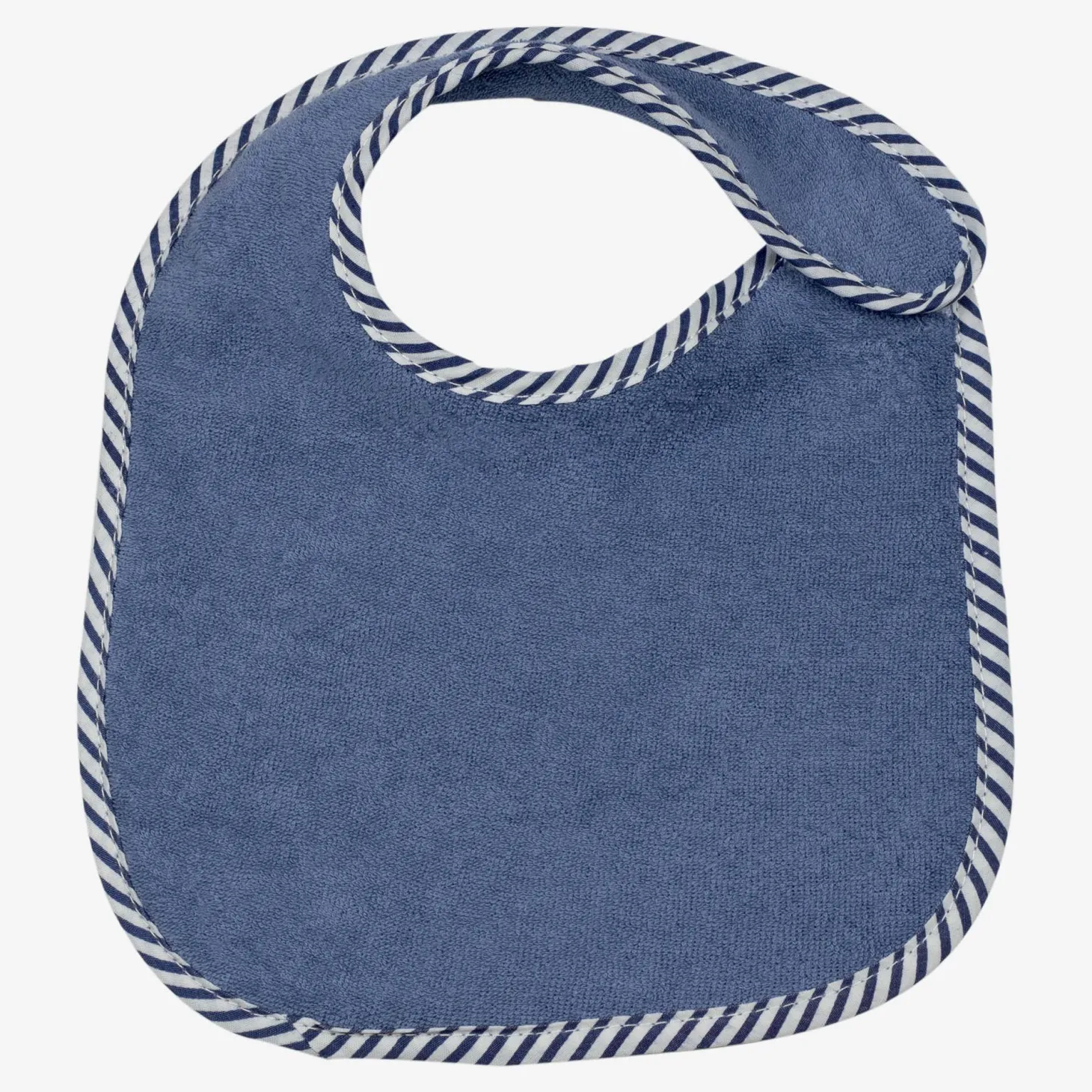 Trois Kilos Sept Lot de 7 bavoirs naissance Bleu 18x21 cm
