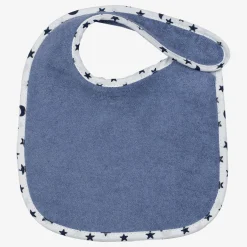 Trois Kilos Sept Lot de 7 bavoirs naissance Bleu 18x21 cm