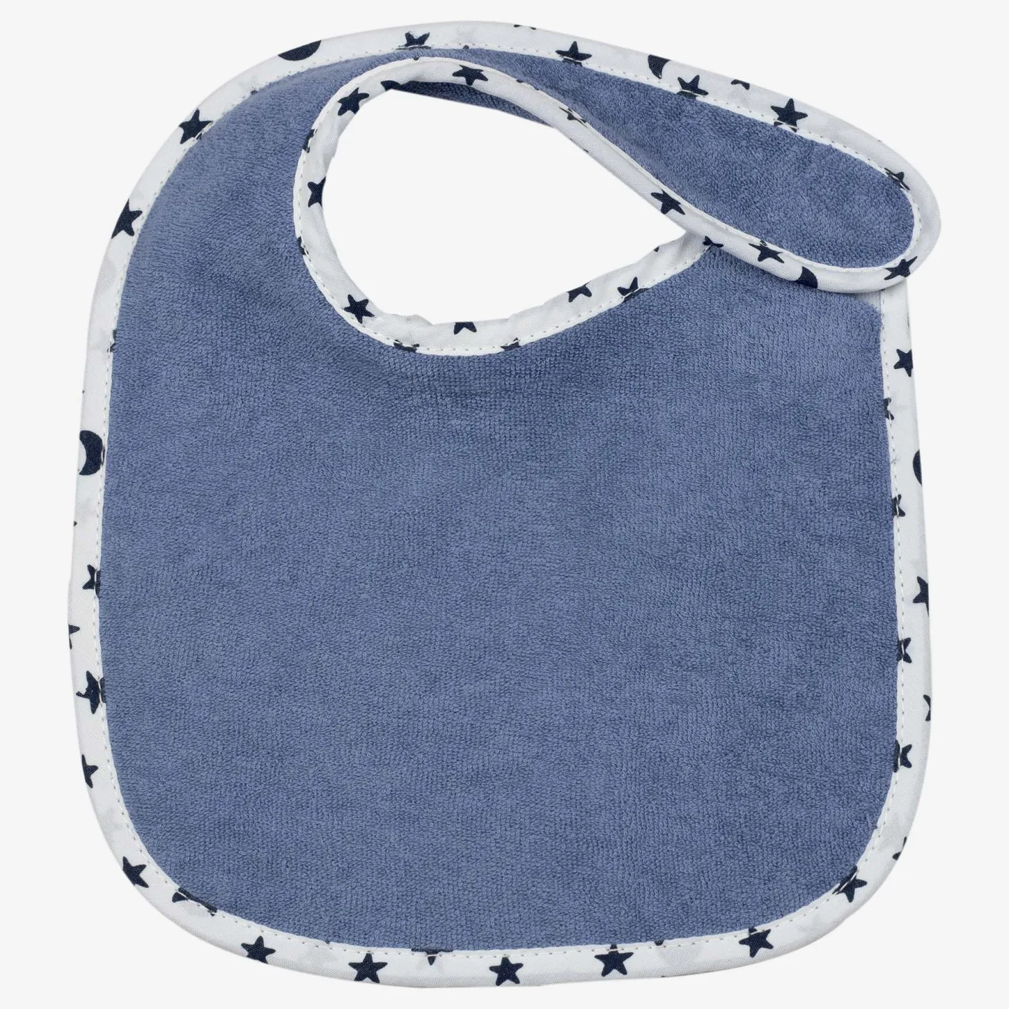 Trois Kilos Sept Lot de 7 bavoirs naissance Bleu 18x21 cm