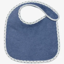 Trois Kilos Sept Lot de 7 bavoirs naissance Bleu 18x21 cm