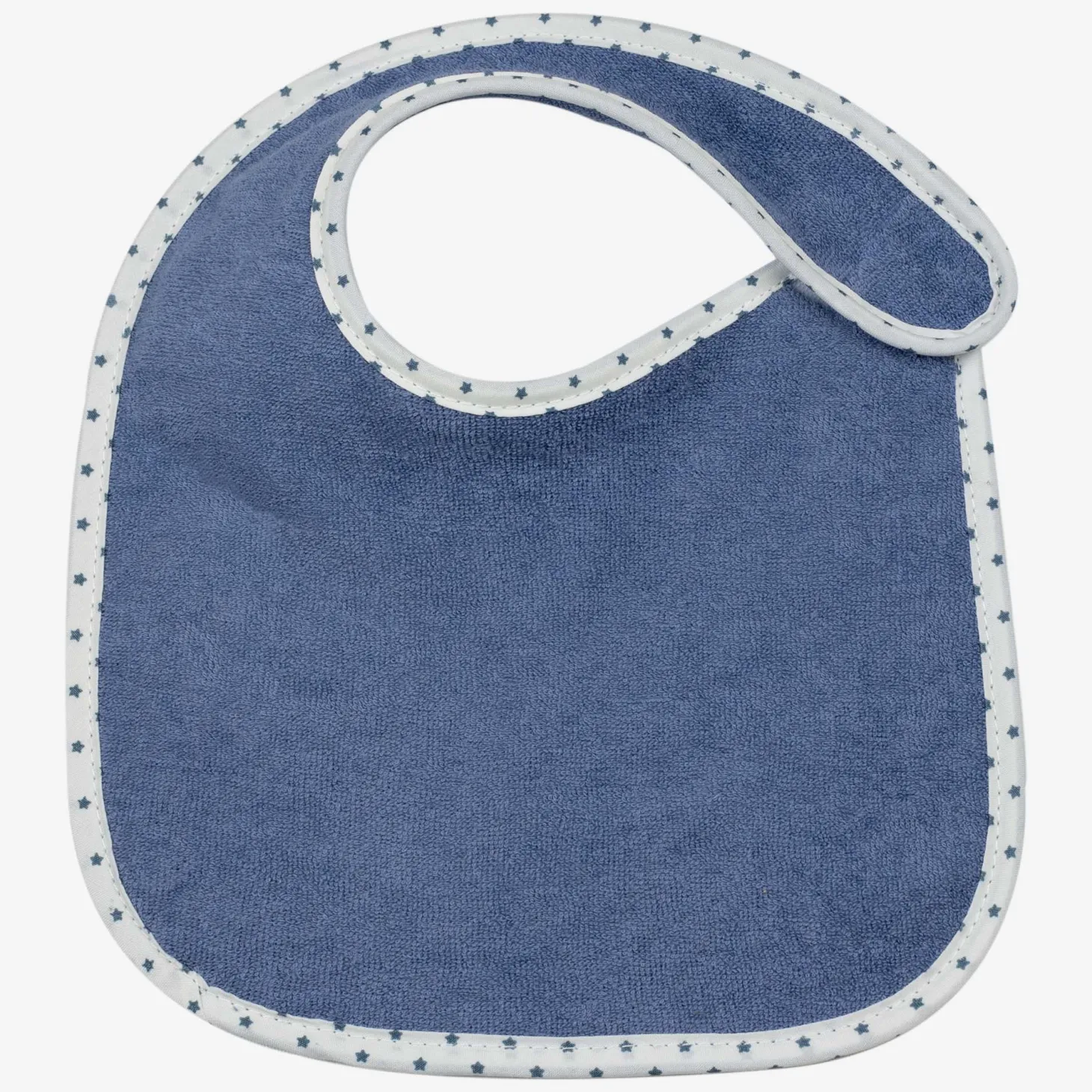 Trois Kilos Sept Lot de 7 bavoirs naissance Bleu 18x21 cm