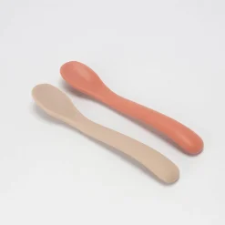 Trois Kilos Sept                    Lot de 2 Cuillières Silicone    Terre De Sienne / Sable