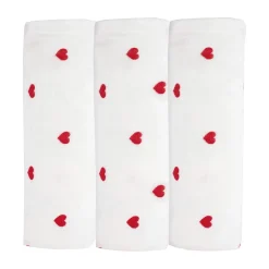 Trois Kilos Sept                    Lot 3 Langes    Rouge/ Blanc            70x70 cm