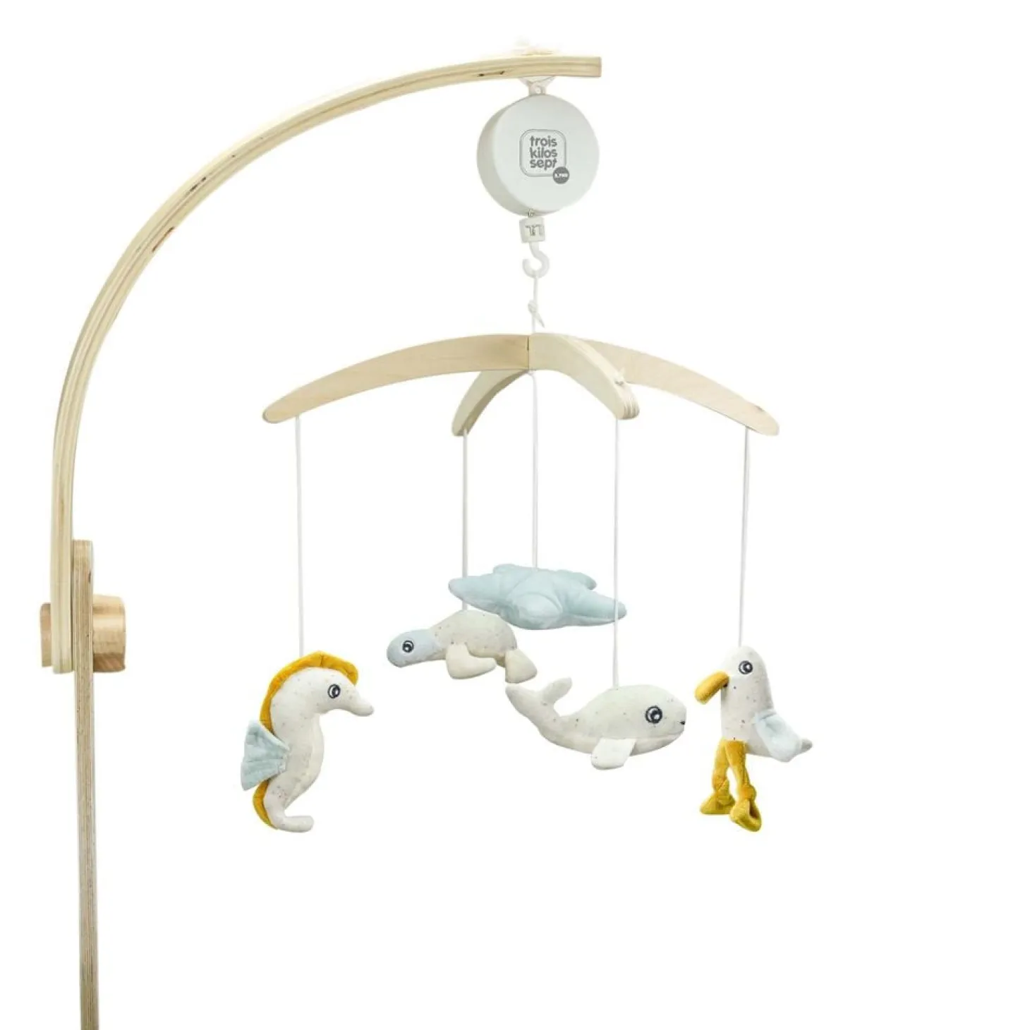 Trois Kilos Sept Mobile musical Au large de Nova Beige/ Vert