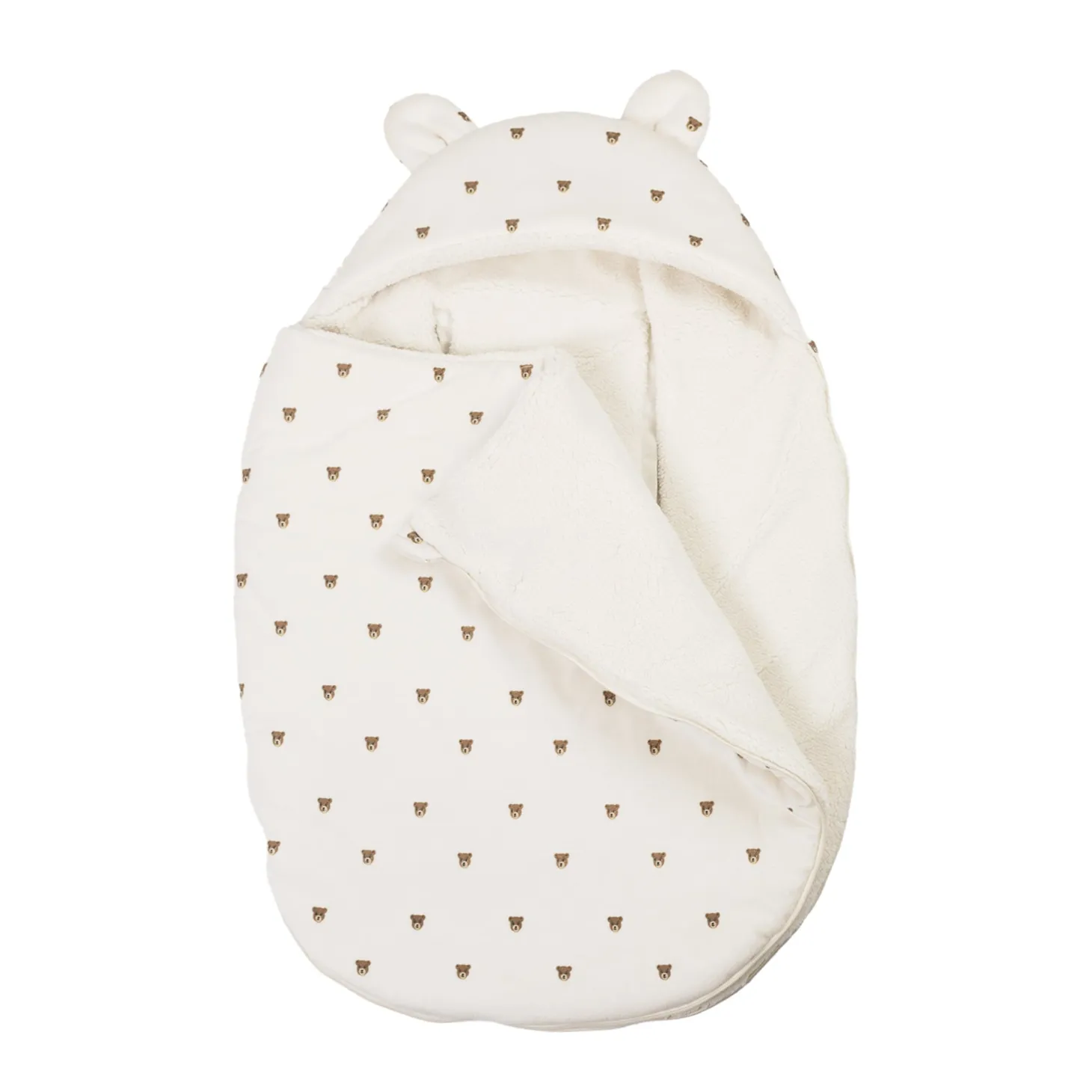 Trois Kilos Sept Nid D'Ange Ours Björn Ecru 70 cm