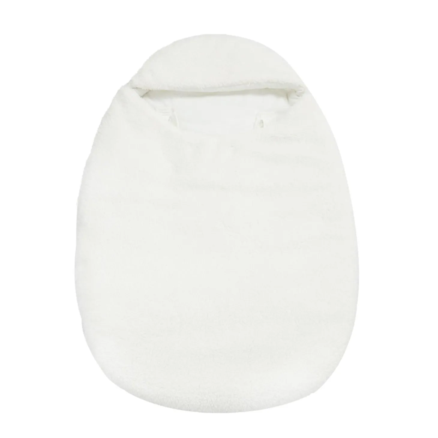 Trois Kilos Sept Nid d'ange Sherpa Blanc 70 cm