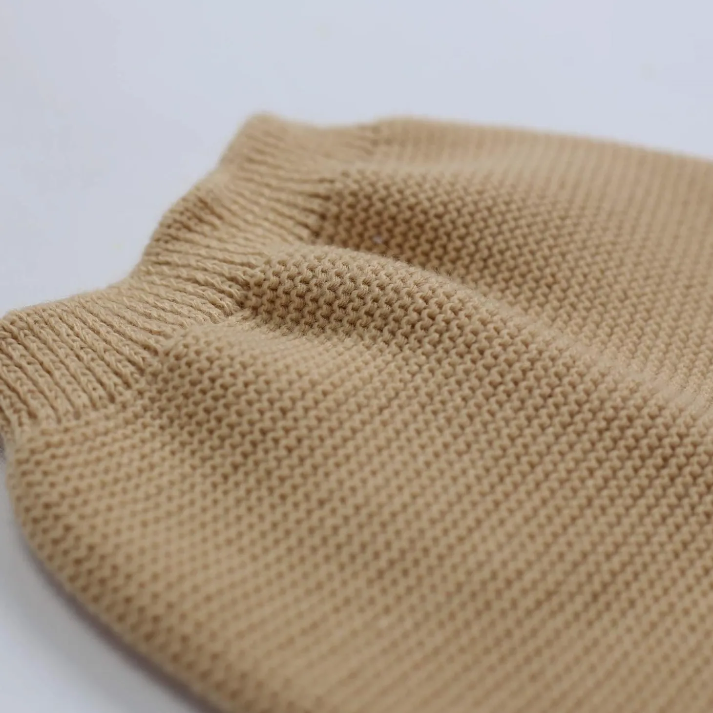 Trois Kilos Sept Pantalon en maille Caramel 0-1 mois