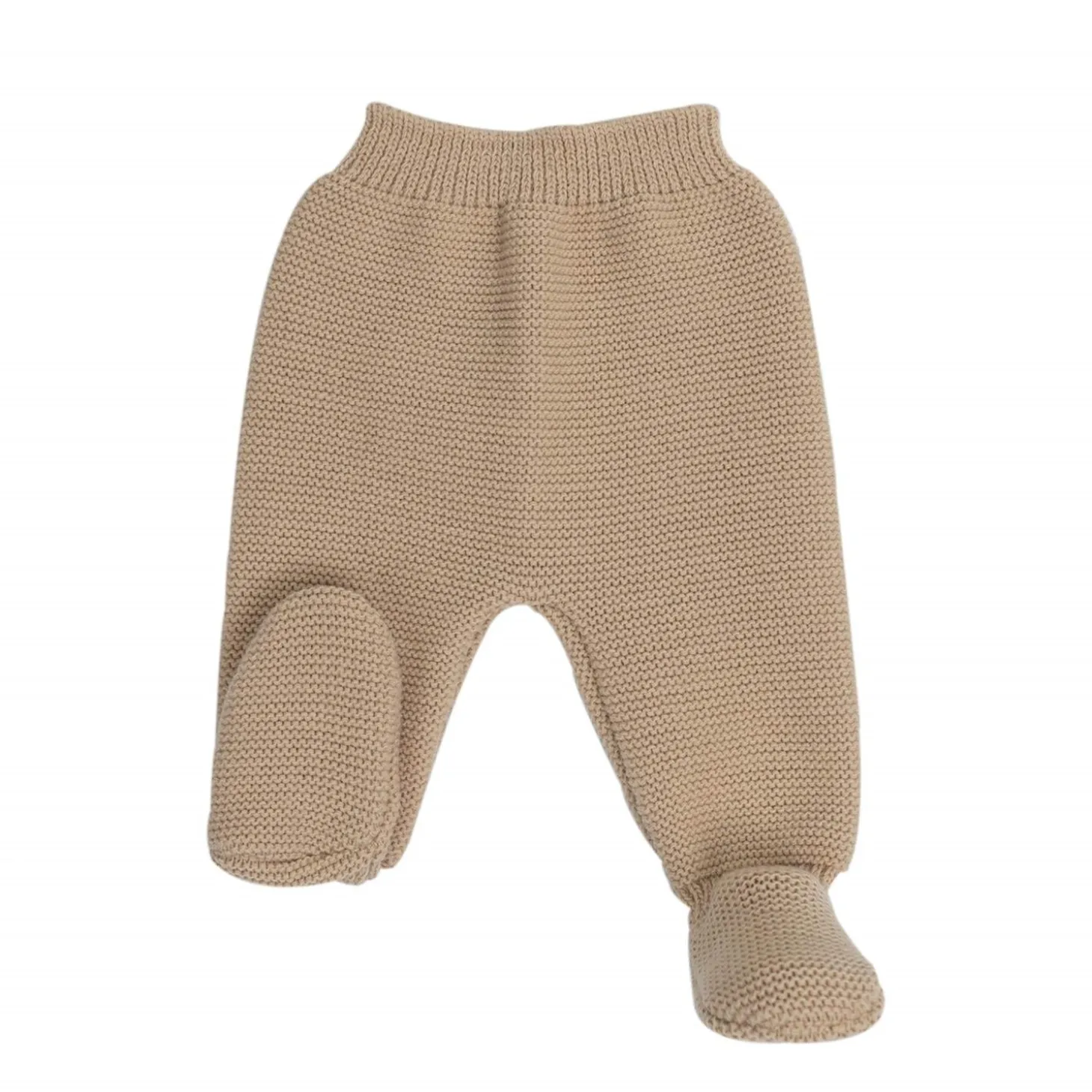 Trois Kilos Sept Pantalon en maille Caramel 0-1 mois