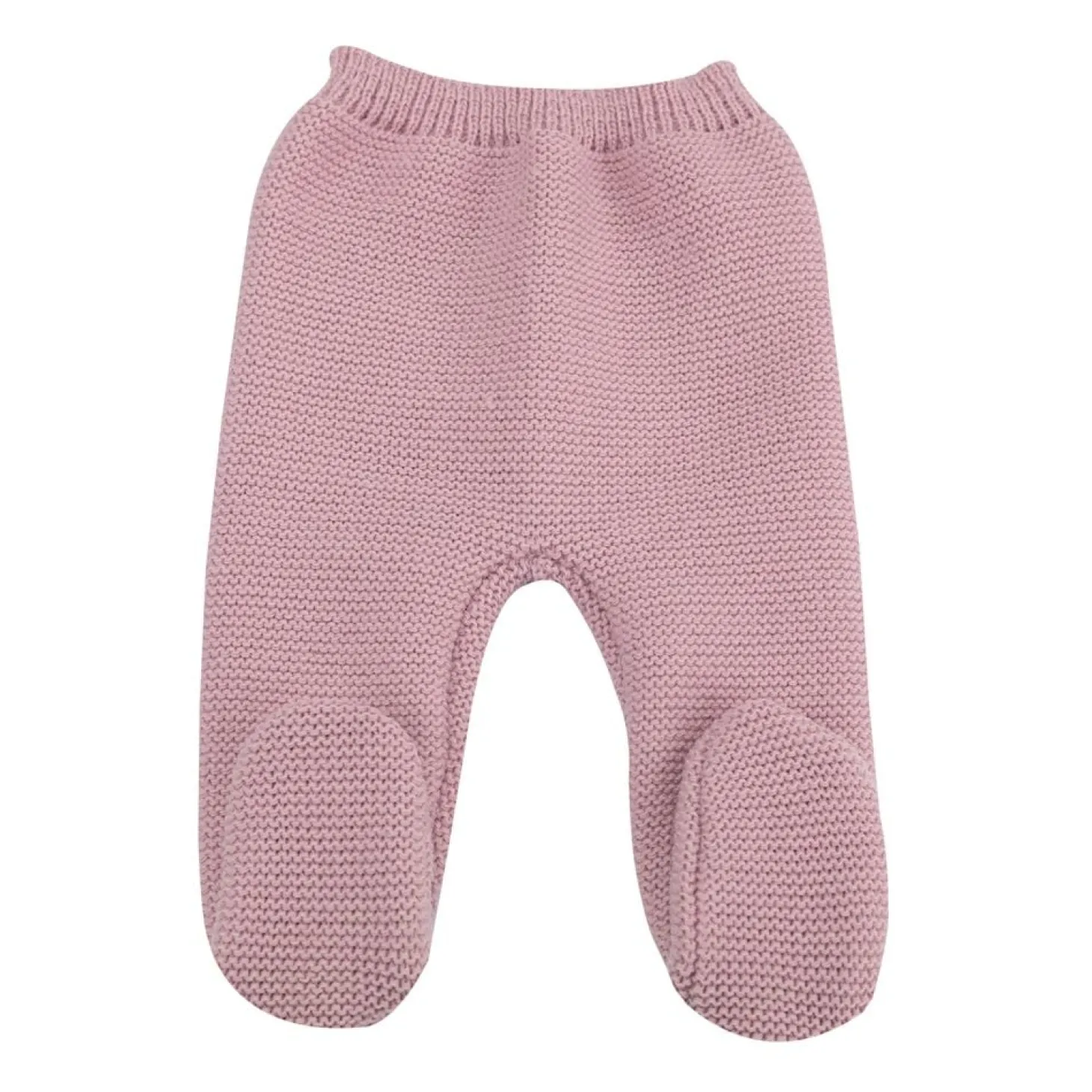 Trois Kilos Sept Pantalon Maille Vieux rose 0-1 mois