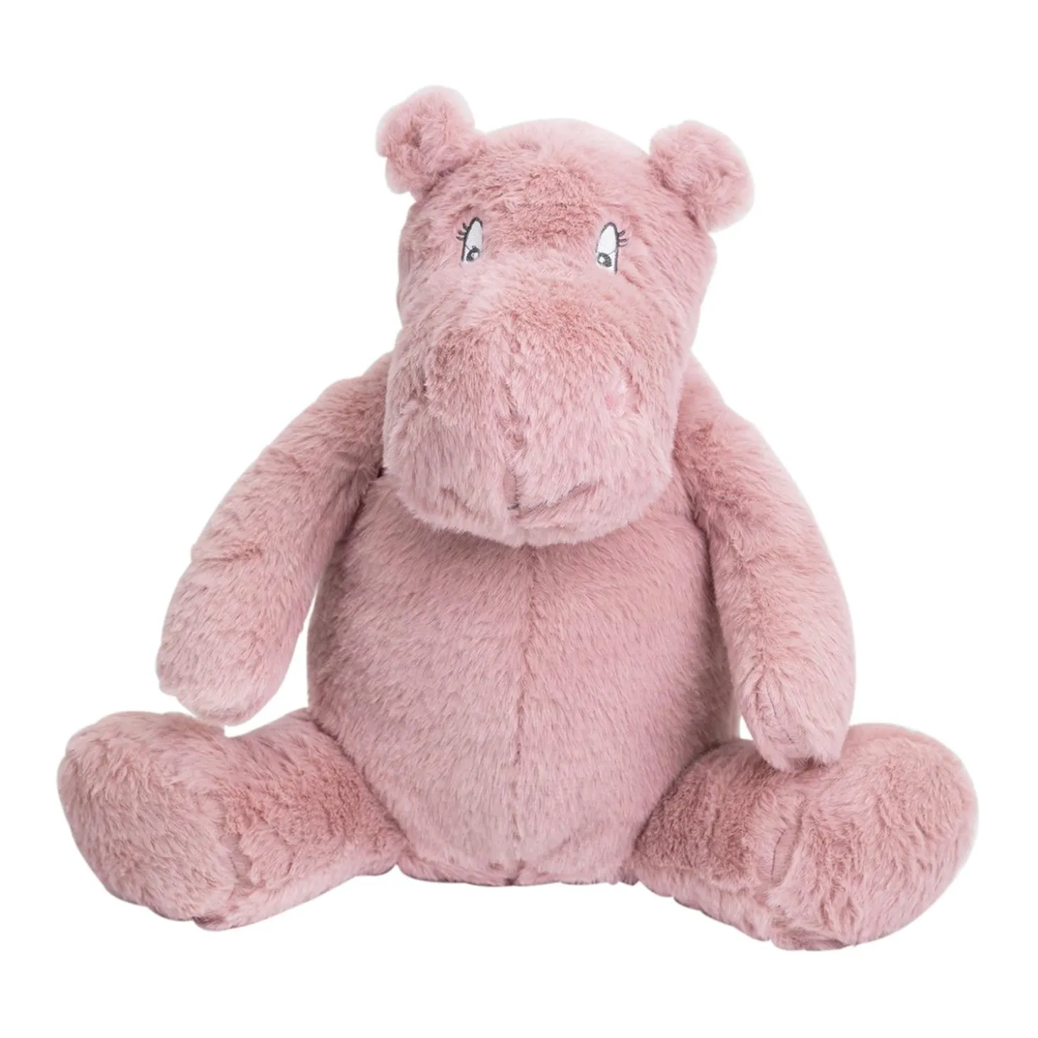 Trois Kilos Sept Peluche Hippo Vieux Rose