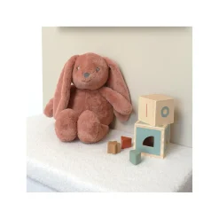 Trois Kilos Sept Peluche Lapin Hop Terre De Sienne 45 cm
