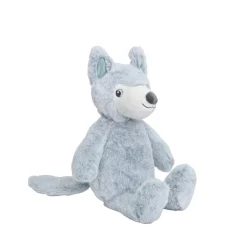 Trois Kilos Sept Peluche musicale Loup Gris Chiné