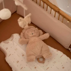 Trois Kilos Sept Peluche musicale Lion Caramel