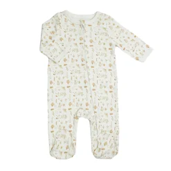 Trois Kilos Sept                    Pyjama Coton Zip AOP    Ecru