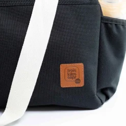 Trois Kilos Sept Sac à langer à Bandoulière Noir