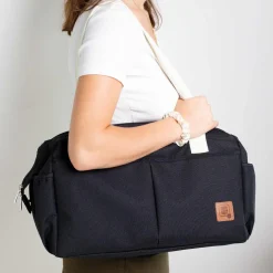 Trois Kilos Sept Sac à langer à Bandoulière Noir