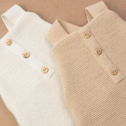 Trois Kilos Sept                    Salopette Maille    Sable            1-3 mois