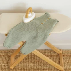 Trois Kilos Sept                    Salopette Maille    Vert Olive            1-3 mois