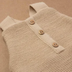Trois Kilos Sept                    Salopette Maille    Caramel            1-3 mois