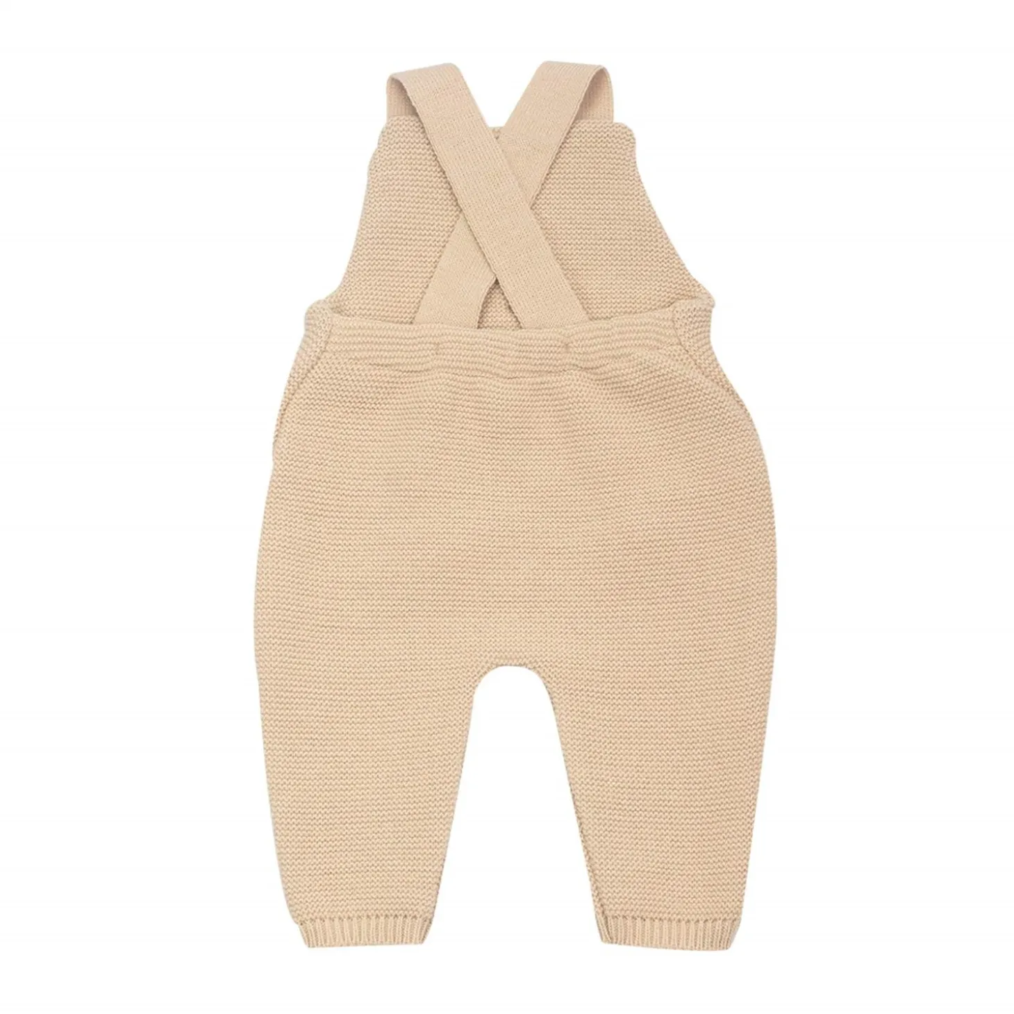 Trois Kilos Sept Salopette Maille Caramel 1-3 mois