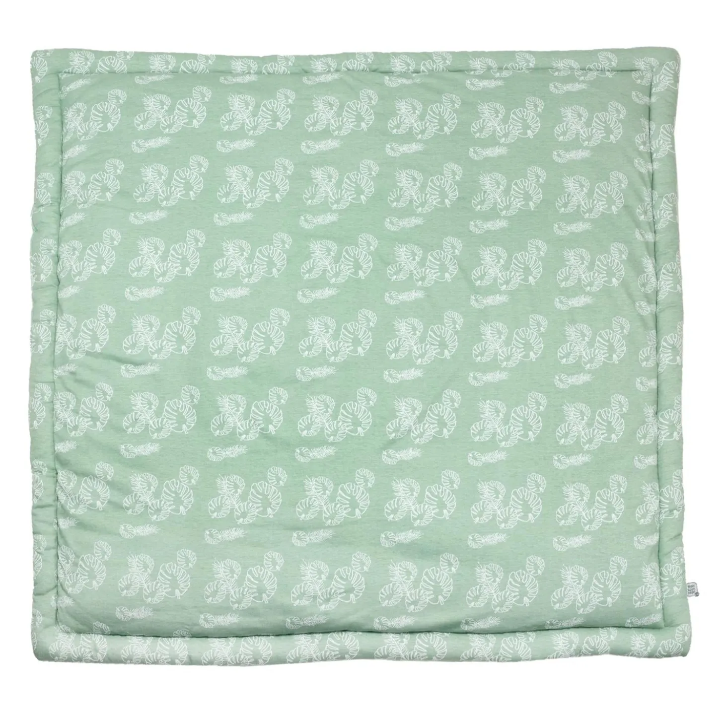 Trois Kilos Sept Tapis de parc Tropical Vert Sauge 100 x 100 cm