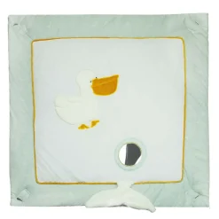 Trois Kilos Sept                    Tapis d'eveil Au large de Nova    Beige/ Vert/ Moutarde            100x100 cm