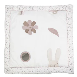 Trois Kilos Sept Tapis d'éveil 100X100 cm Rose Et Lili