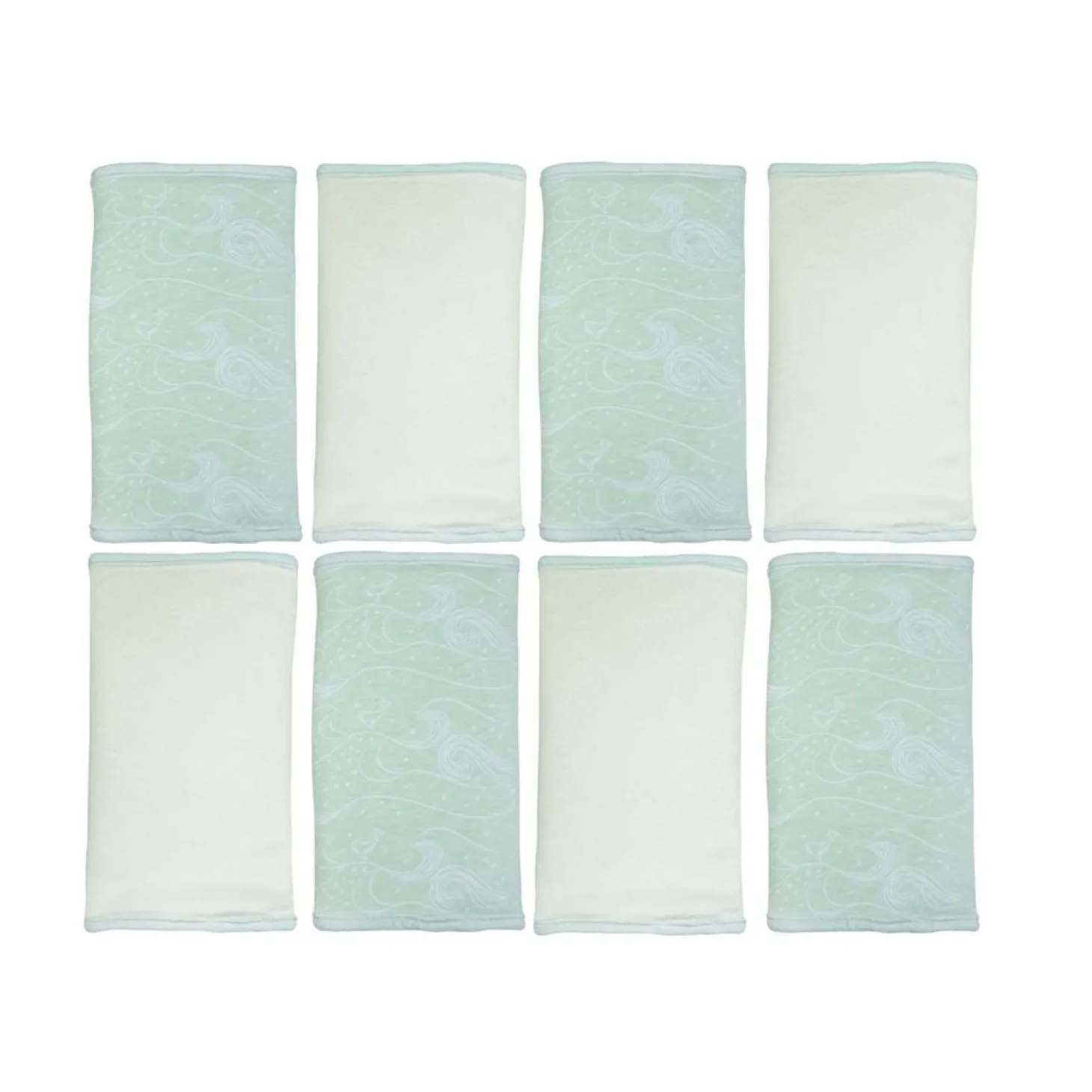 Trois Kilos Sept Tour de lit modulable Au large de Nova Vert/ Beige