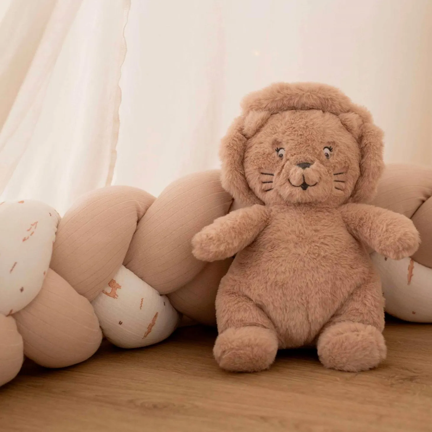 Trois Kilos Sept Tresse décorative Tam Tam Sable / Caramel 200 cm