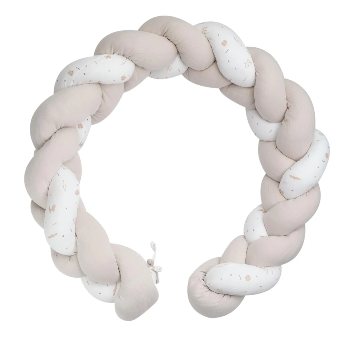Trois Kilos Sept Tresse décorative Tam Tam Sable / Caramel 200 cm